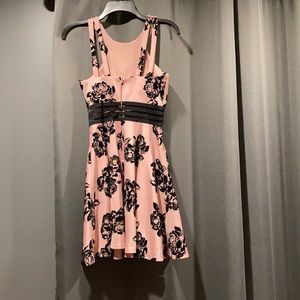 Light pink floral dress